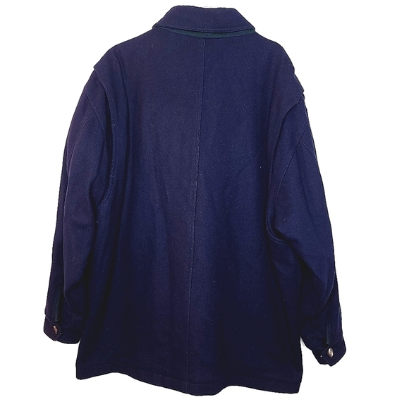 GANT The Yankee vintage wool men's xl navy blue button down formal coat jacket - Picture 10 of 16